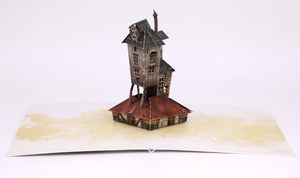 Harry Potter Pop-Up Greeting Card : THE BURROW