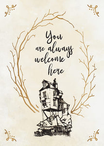 Harry Potter Pop-Up Greeting Card : THE BURROW