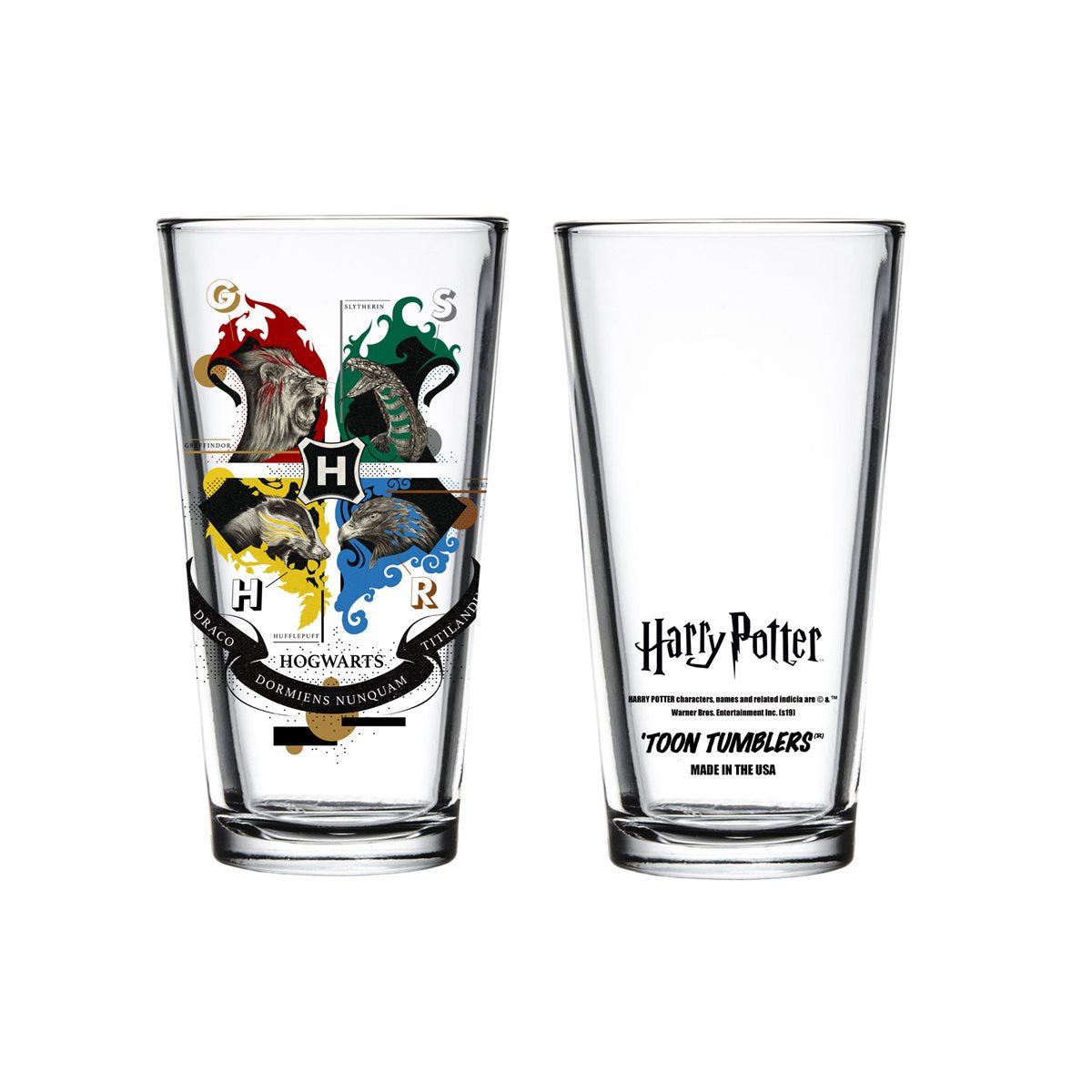 Hogwarts Crest Pint Glass