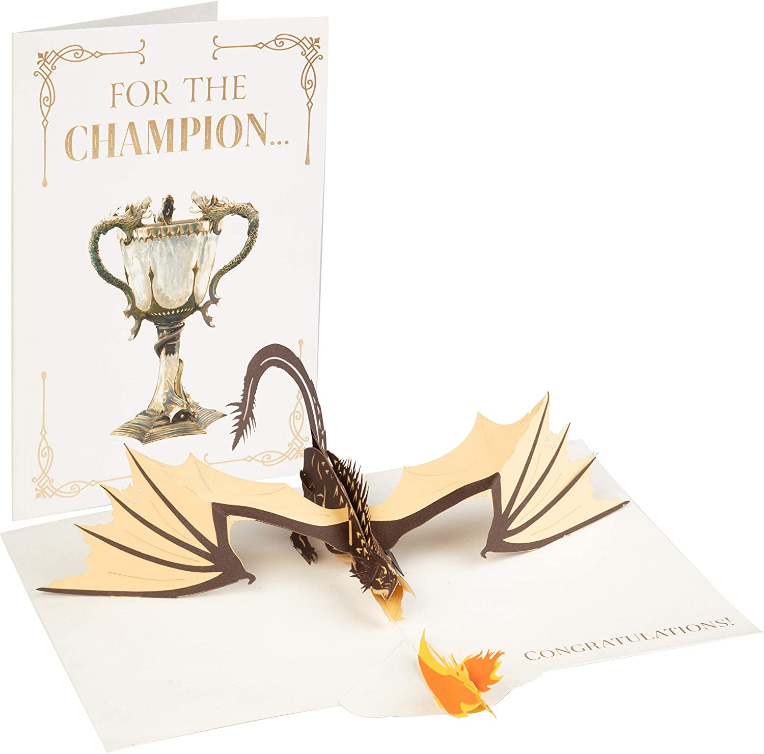Harry Potter Pop-Up Greeting Card : HUNGARIAN HORNTAIL