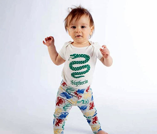 Harry Potter Slytherin Baby Clothes Combo Onesie  Infant Apparel-24Months