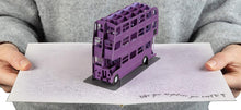Load image into Gallery viewer, Harry Potter Pop-Up Birthday Greeting Card : KNIGHT BUS