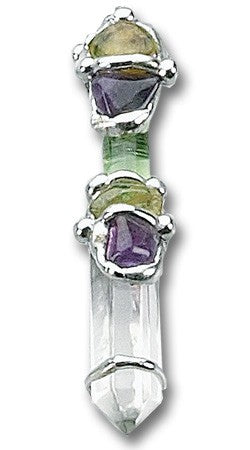 Reiki Charged Rejuvenator Crystal Wand Pendant