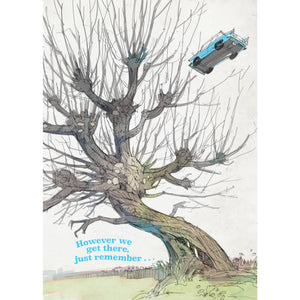 Harry Potter Pop-Up Greeting Card : WHOMPING WILLOW