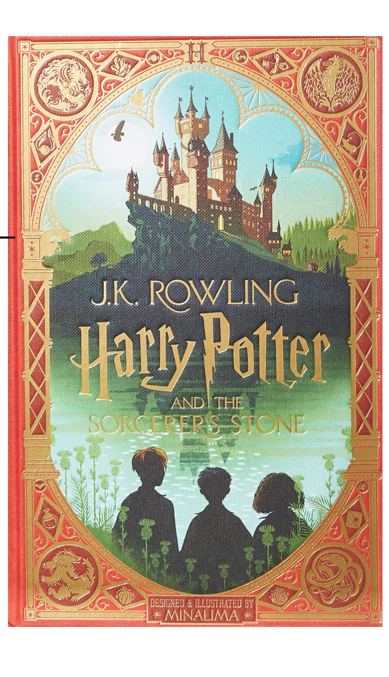 A Minalima edition of Harry Potter and the Philosopher's Stone, by J.K.  Rowling 