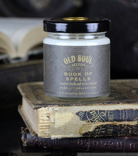 BOOK OF SPELLS VEGAN SOY CANDLE