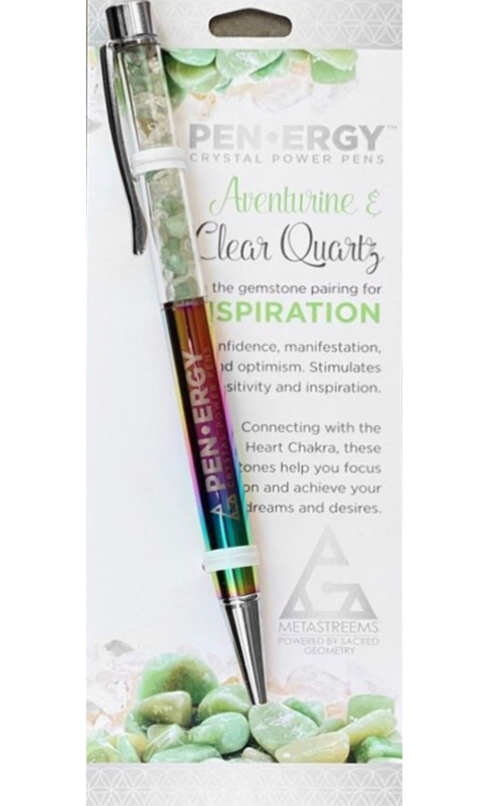PEN-ERGY MIXED RAINBOW CRYSTAL PEN