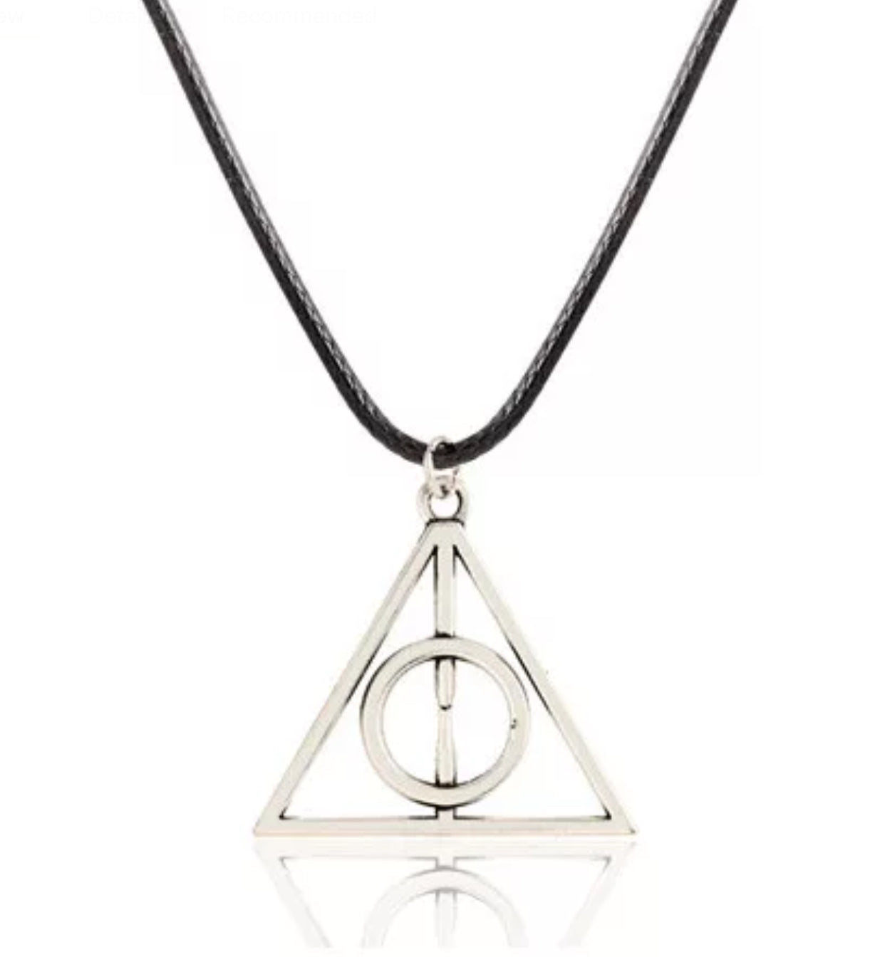 Harry Potter Womens Deathly Hallows Necklace, 18'' | eBay