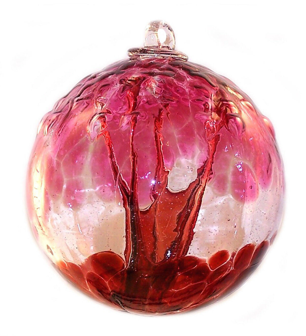 PS: EMBOSSED LEAF PASSION SPIRIT TREE WITCH BALL: